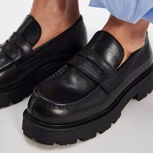 Vagabond Cosmo 2.0 Loafers Leather Black Y2K Shoes 41